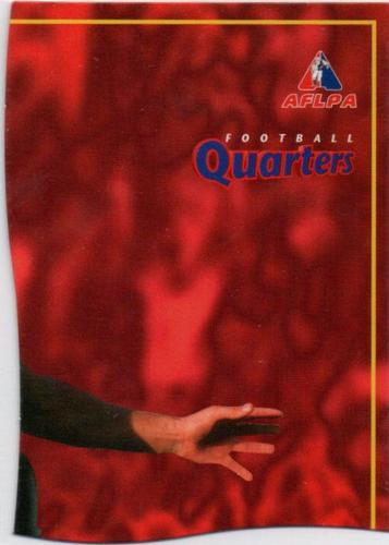 1995 Bewick Enterprises AFLPA Football Quarters #2 Gavin Wanganeen Front